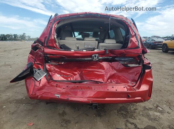 5FNRL6H64SB037647 2025 HONDA ODYSSEY Red Вид ззаду