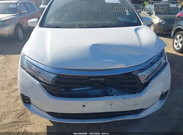 5FNRL6H65RB045590 2024 HONDA ODYSSEY White Widok zestawu wskaźników