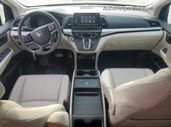 5FNRL6H66SB088910 2025 HONDA ODYSSEY Charcoal Widok deski rozdzielczej
