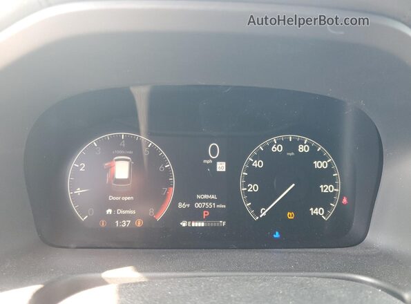 5FNRL6H69SB063712 2025 HONDA ODYSSEY Gray Вид щитка приладів