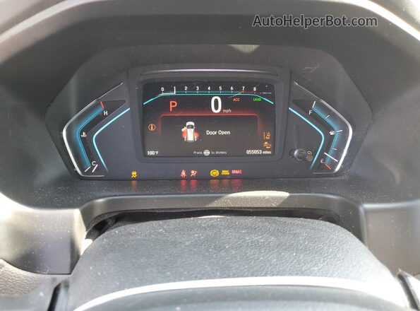 5FNRL6H70LB016935 2020 HONDA ODYSSEY Gray Instrument cluster view