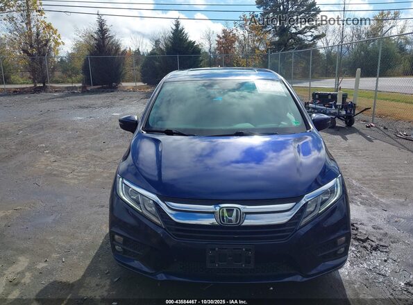 5FNRL6H70LB040717 2020 HONDA ODYSSEY Синий Вид задней части салона