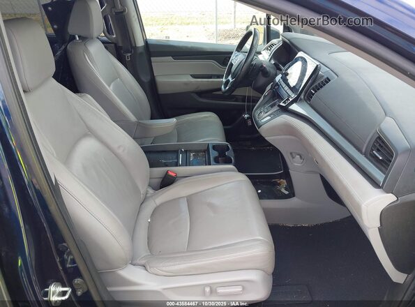 5FNRL6H70LB040717 2020 HONDA ODYSSEY Синий Вид салона спереди
