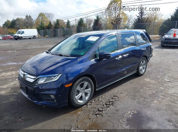 5FNRL6H70LB040717 2020 HONDA ODYSSEY Синий Передняя левая четверть