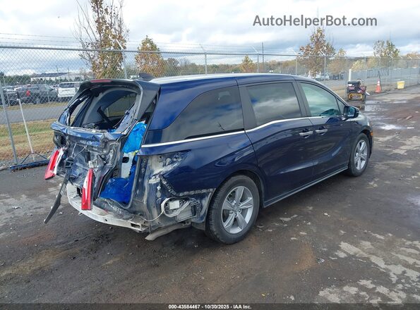 5FNRL6H70LB040717 2020 HONDA ODYSSEY Синий Задняя правая четверть