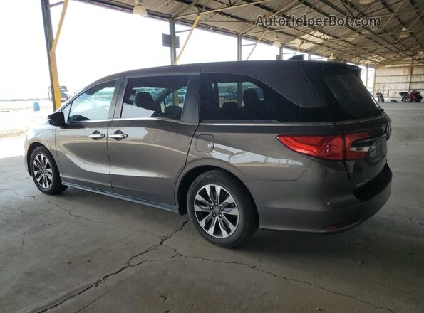5FNRL6H71MB020395 2021 HONDA ODYSSEY Gray Հետևի ձախ