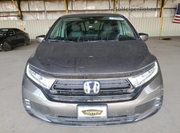 5FNRL6H71MB020395 2021 HONDA ODYSSEY Gray Դիմացի տեսք
