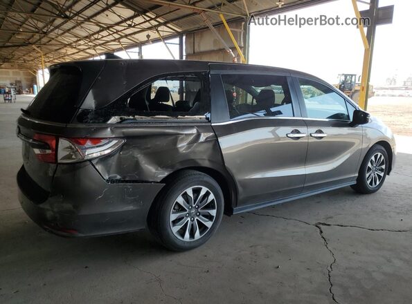 5FNRL6H71MB020395 2021 HONDA ODYSSEY Gray Հետևի աջ