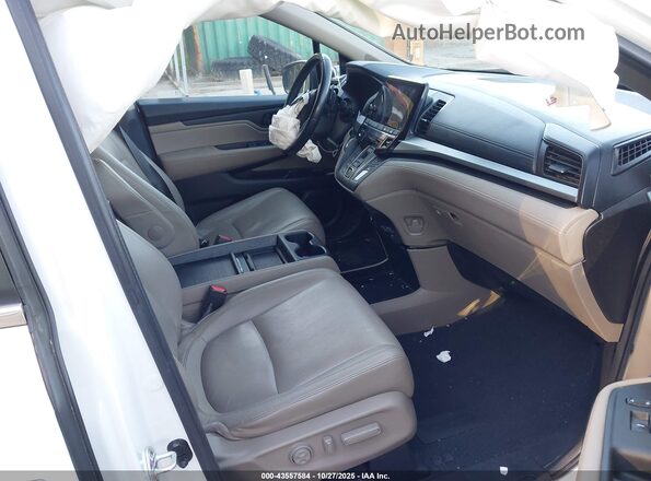 5FNRL6H71NB052748 2022 HONDA ODYSSEY White Vista interior delantera