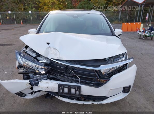5FNRL6H71NB052748 2022 HONDA ODYSSEY White Vista del cuadro de instrumentos