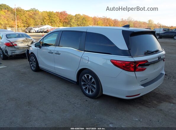 5FNRL6H71NB052748 2022 HONDA ODYSSEY White Trasero izquierdo