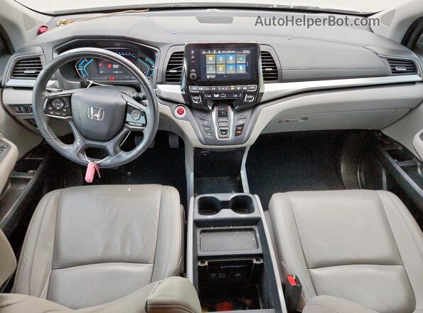 5FNRL6H72LB032229 2020 HONDA ODYSSEY Blue წინა პანელის ხედი