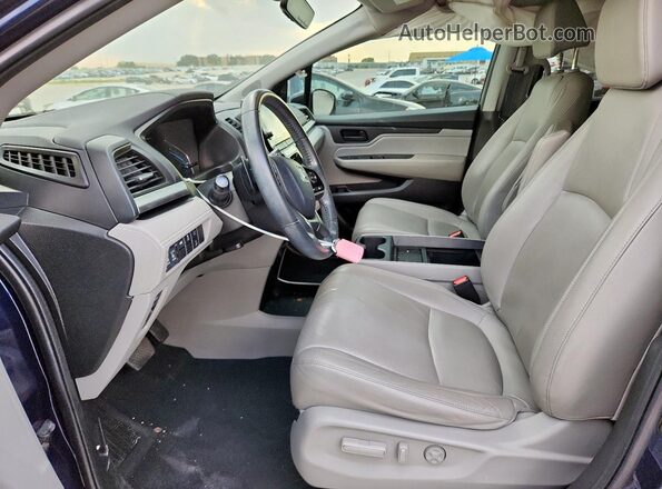 5FNRL6H72LB032229 2020 HONDA ODYSSEY Blue წინა სალონის ხედი