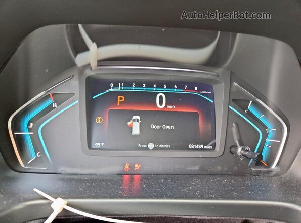 5FNRL6H72LB032229 2020 HONDA ODYSSEY Blue ხელსაწყოთა პანელის ხედი