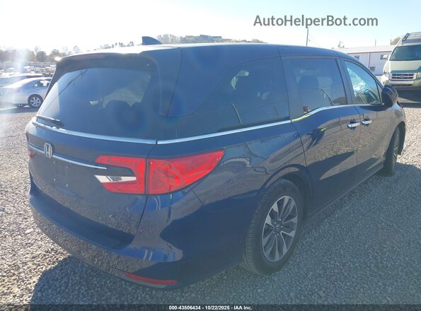 5FNRL6H72NB021475 2022 HONDA ODYSSEY Dark Blue Tył prawy