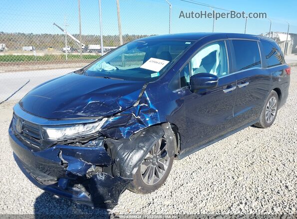 5FNRL6H72NB021475 2022 HONDA ODYSSEY Dark Blue Przód lewy
