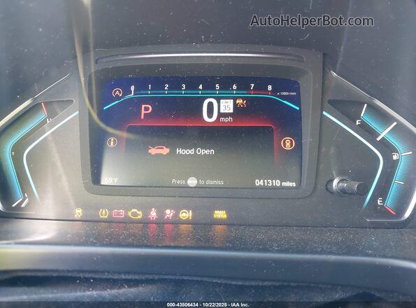 5FNRL6H72NB021475 2022 HONDA ODYSSEY Dark Blue Widok tylnych siedzeń