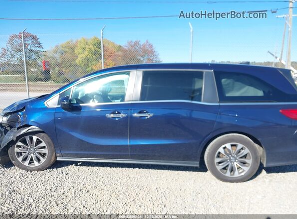 5FNRL6H72NB021475 2022 HONDA ODYSSEY Dark Blue Widok wnętrza 360 stopni