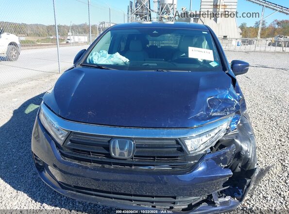 5FNRL6H72NB021475 2022 HONDA ODYSSEY Dark Blue Widok zestawu wskaźników