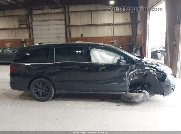 5FNRL6H72RB072223 2024 HONDA ODYSSEY Черный Вид задней части салона