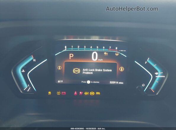 5FNRL6H72RB072223 2024 HONDA ODYSSEY Черный Вид задних сидений