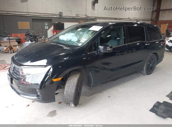 5FNRL6H72RB072223 2024 HONDA ODYSSEY Черный Передняя левая четверть