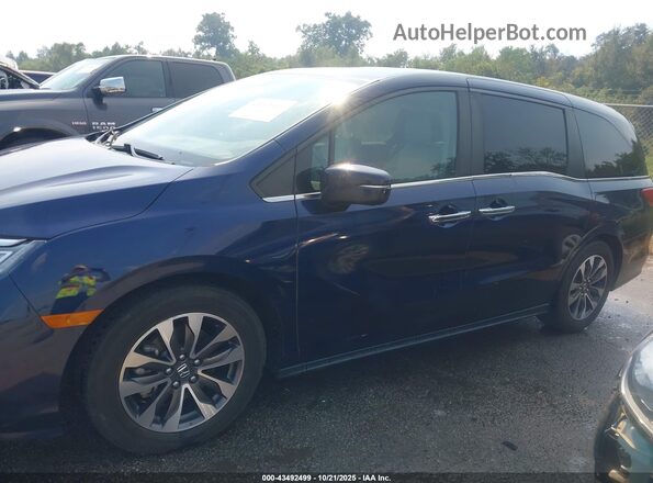 5FNRL6H73MB001413 2021 HONDA ODYSSEY Blue 360 interior view