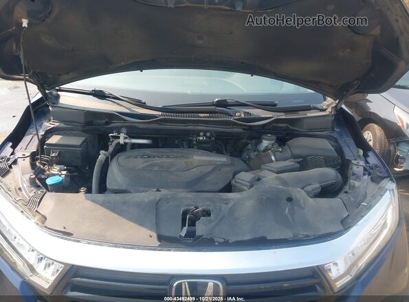 5FNRL6H73MB001413 2021 HONDA ODYSSEY Blue Rear view
