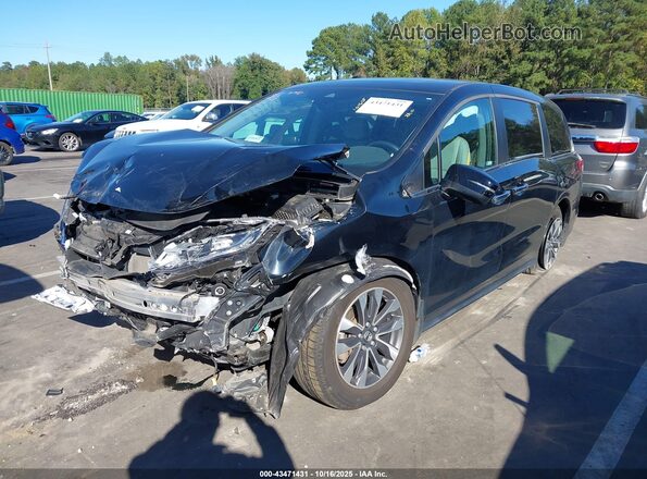 5FNRL6H73NB062343 2022 HONDA ODYSSEY Черный Передняя левая четверть