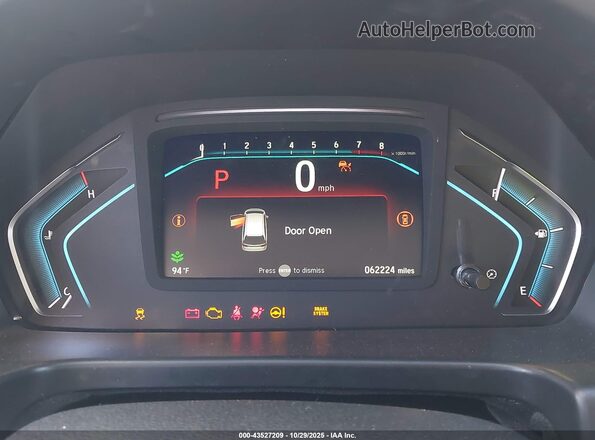 5FNRL6H73NB069423 2022 HONDA ODYSSEY Silver Vista de los asientos traseros