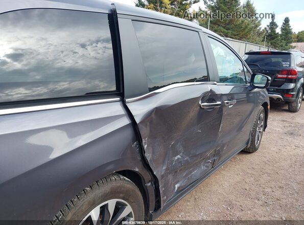 5FNRL6H74NB036687 2022 HONDA ODYSSEY Blue Front view