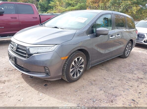5FNRL6H74NB036687 2022 HONDA ODYSSEY Blue Front left