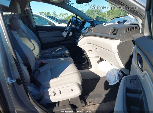 5FNRL6H74NB065915 2022 HONDA ODYSSEY Silver Widok wnętrza z przodu