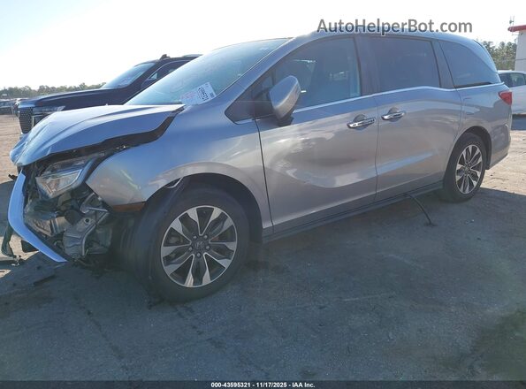 5FNRL6H74NB065915 2022 HONDA ODYSSEY Silver Przód lewy