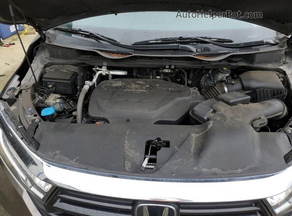 5FNRL6H75MB002661 2021 HONDA ODYSSEY Brown Շարժիչի բաժամունքի տեսք