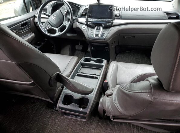 5FNRL6H75MB002661 2021 HONDA ODYSSEY Brown Առջևի վահանակի տեսք