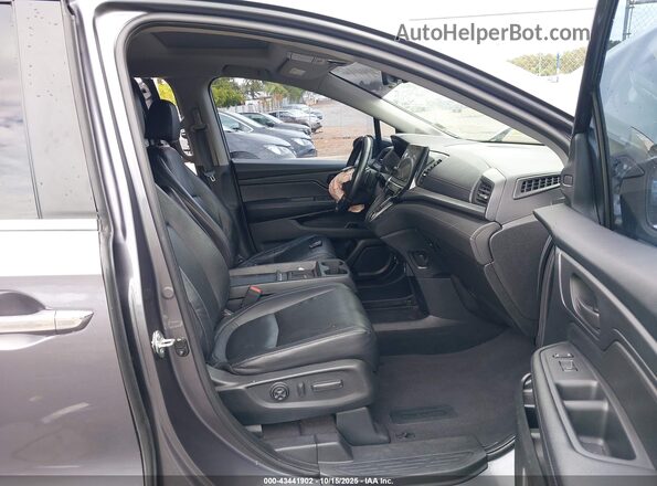 5FNRL6H75MB008928 2021 HONDA ODYSSEY Gray წინა სალონის ხედი