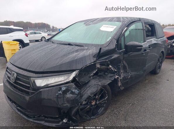 5FNRL6H75RB033917 2024 HONDA ODYSSEY Black Դիմացի տեսք