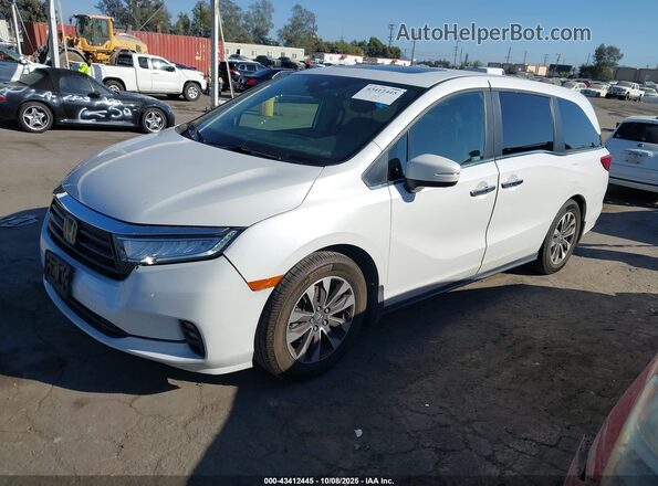 5FNRL6H76NB064409 2022 HONDA ODYSSEY White Przód lewy