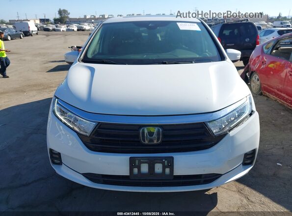 5FNRL6H76NB064409 2022 HONDA ODYSSEY White Widok zestawu wskaźników