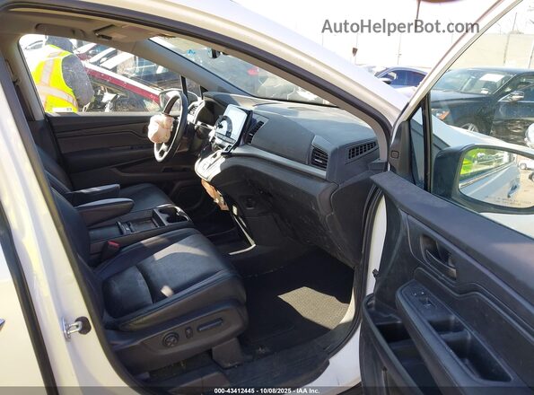 5FNRL6H76NB064409 2022 HONDA ODYSSEY White Widok wnętrza z przodu