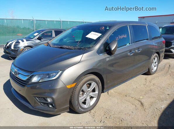 5FNRL6H78LB030341 2020 HONDA ODYSSEY Gray Передня ліва чверть