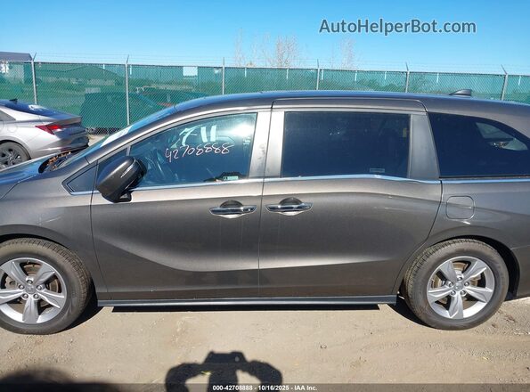 5FNRL6H78LB030341 2020 HONDA ODYSSEY Gray Вид задньої частини салону