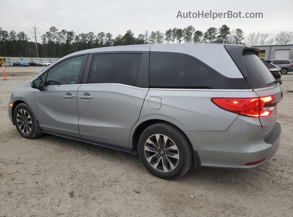 5FNRL6H78MB026744 2021 HONDA ODYSSEY Silver Задня ліва чверть