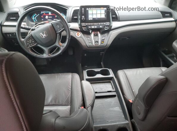 5FNRL6H78MB026744 2021 HONDA ODYSSEY Silver Вид панелі приладів