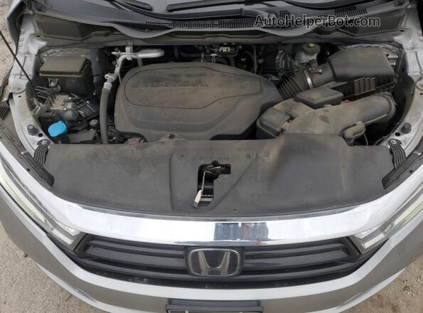 5FNRL6H78MB026744 2021 HONDA ODYSSEY Silver Вид підкапотного простору