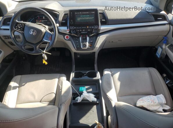 5FNRL6H79LB068659 2020 HONDA ODYSSEY Charcoal წინა პანელის ხედი