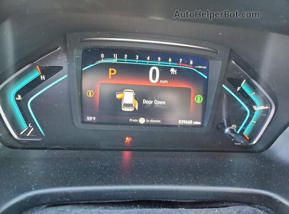 5FNRL6H79MB036277 2021 HONDA ODYSSEY White Instrument cluster view