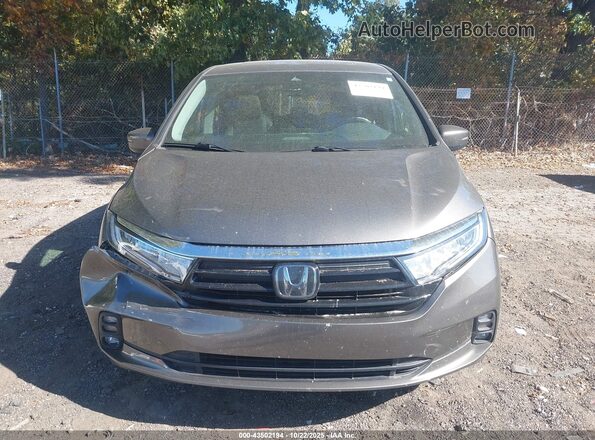 5FNRL6H79NB052237 2022 HONDA ODYSSEY Silver Widok zestawu wskaźników