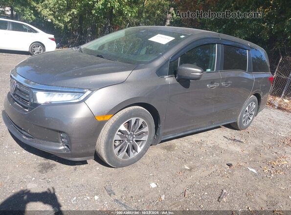 5FNRL6H79NB052237 2022 HONDA ODYSSEY Silver Przód lewy